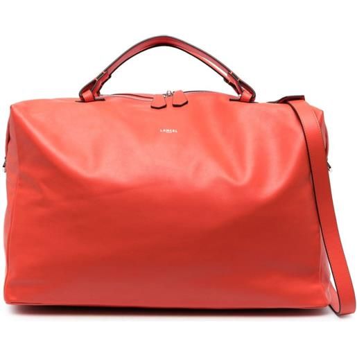 Lancel valigia con stampa - rosso
