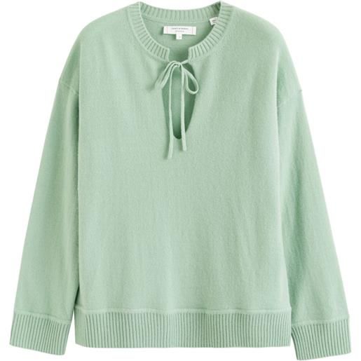 Chinti & Parker maglione con collo lavallière - verde