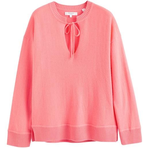 Chinti & Parker maglione con collo lavallière - rosa