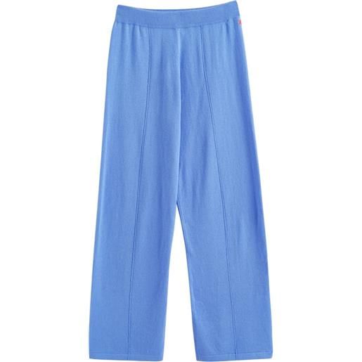 Chinti & Parker pantaloni sportivi a gamba ampia - blu