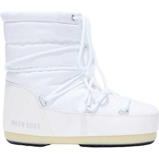 Moon Boot icon light low nylon snow boots bianco eu 35-36 donna
