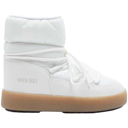 Moon Boot ltrack low nylon snow boots bianco eu 37 donna
