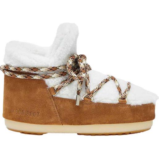 Moon Boot lab69 icon shearling pumps snow boots marrone eu 35-36 donna