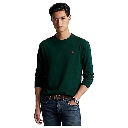 Polo Ralph Lauren maglietta in jersey custom slim fit (l, green)