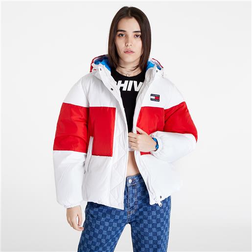 Tommy Hilfiger tommy jeans shiny badge puffer red