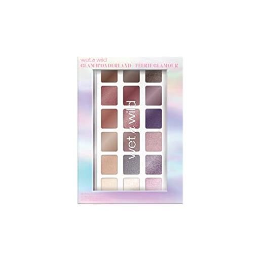 Wet n wild, 18-pan shadow palette, palette di 18 ombretti all-in-one con colori classici, tonalità scintillanti e tonalità opache, formula altamente pigmentata, resistente e facile da sfumare