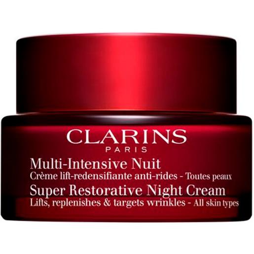 Clarins trattamenti viso multi-intensive super restorative night cream all skins