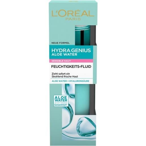 L'Oréal Paris cura del viso cura idratante fluido idratante aloe water pelle sensibile
