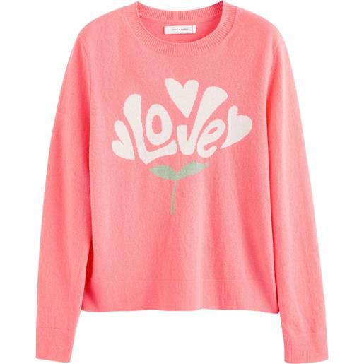 Chinti & Parker maglione bloom love - rosa