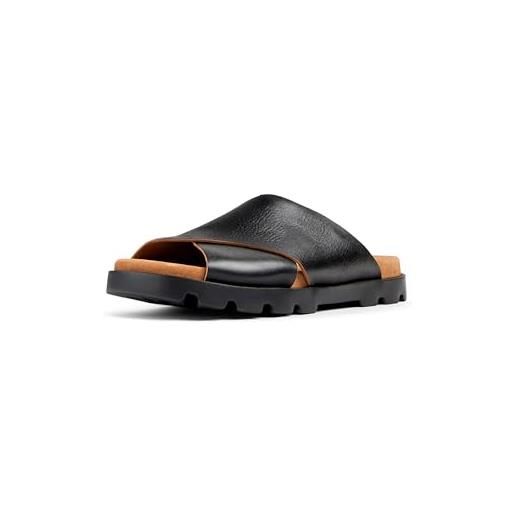 Camper brutus sandal k100775, x-strap uomo, nero 014, 46 eu