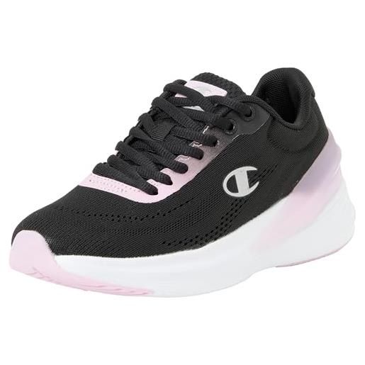 Champion athletic-hydra w, sneakers donna, bianco/rosa corallo (ww004), 39 eu