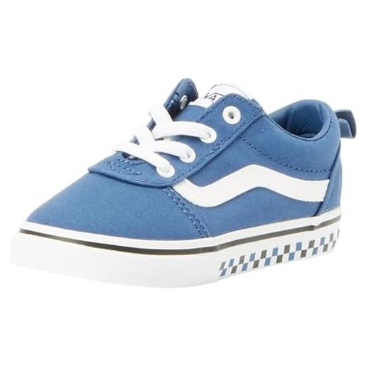 Vans ward slip-on, scarpe da ginnastica unisex-bambini, variety sidewall blue, 29 eu
