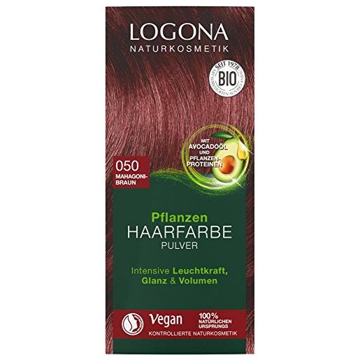 Logona herbal hair colour powder 050 mahogany brown