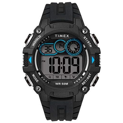 Timex orologio digitale uomo con cinturino in silicone tw5m27300