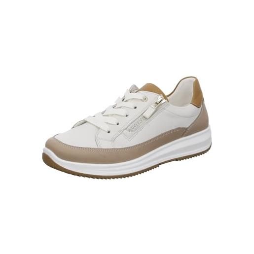 ARA osaka, scarpe da ginnastica donna, sand cream caramel, 38.5 eu larga