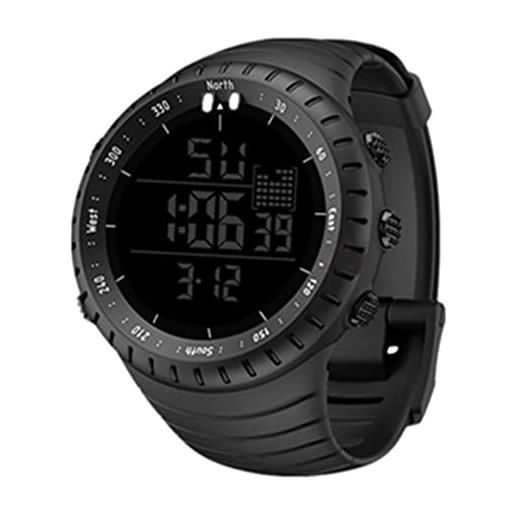Coxun orologio digitale sportivo per uomo, corsa, sport all'aperto, cronometro, orologio militare led, elettronico, orologio da polso