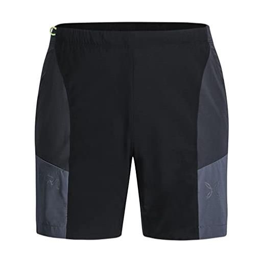 MONTURA block light shorts uomo mpsf24x 9093 colore nero piombo pantaloncini corti ideali per attività sportiva outdoor come trekking e arrampicata s