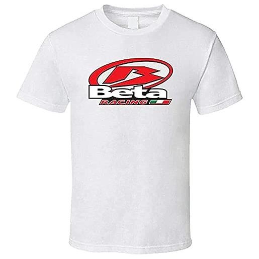 edit beta racing motorcycle sport logo shirt black white tshirt men's camicie e t-shirt(xx-large)