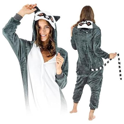 ZOLTA adulti pigiama kigurumi onesie - unisex per adulti per feste e cosplay costume - onesie con cappuccio - pigiami costumi divertenti - unicorni