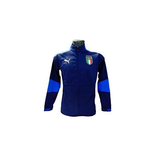 PUMA giacca calcio junior training jacket figc blu 176
