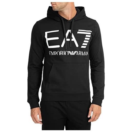 Emporio Armani ea7 oversized logo hoodie - black -xl