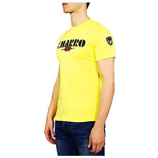 El Charro, telethon, paz, t- shirt (yellow, s)
