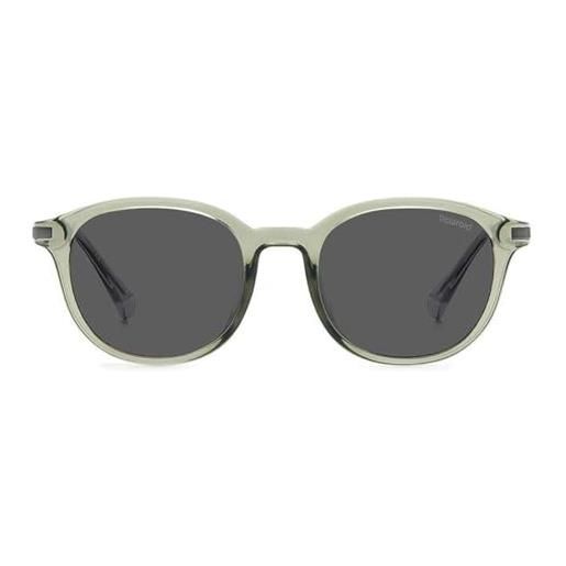 POLAROID pld 4148/g/s/x occhiali, verde e grigio, 50 unisex adulto