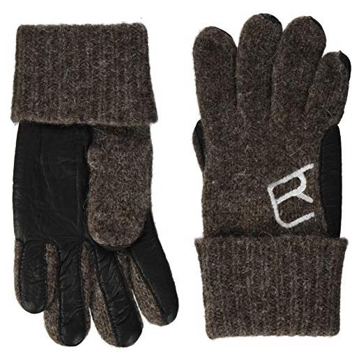Ortovox sw classic glove leather, guanti sportivi unisex adulto, black sheep, m