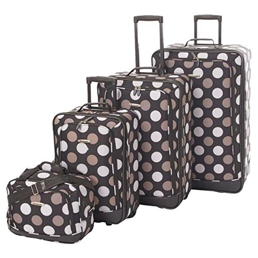 Rockland bagagli dot 4 pezzi set di valigie