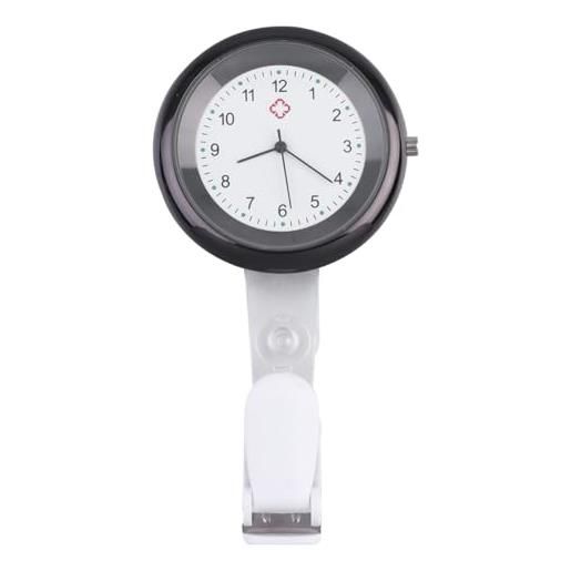 ULTECHNOVO spilla orologio da infermiera orologio da infermiera girevole per infermiere clip orologio da risvolto orologio da infermiere portatile per infermiere medici