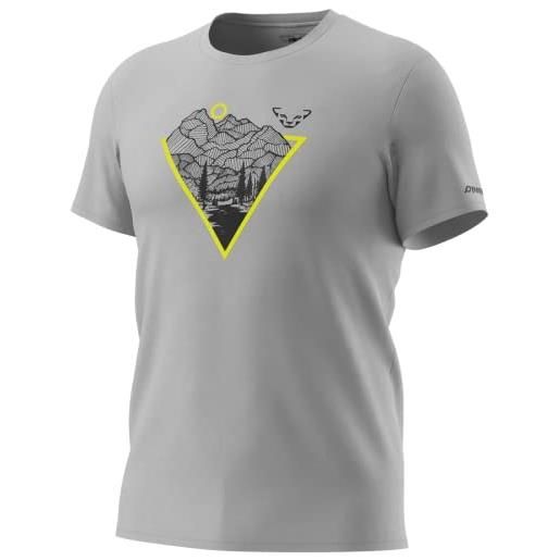 DYNAFIT artist series co t-shirt m maglietta, alloy/lambda, m uomo