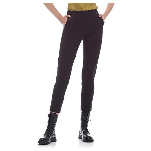 Kocca pantaloni straight con fantasia a quadretti nero donna mod: ailfey size: 40