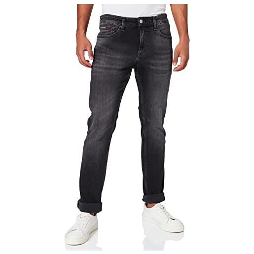 Tommy Jeans scanton slim be174 bkbks jeans, denim black, 28w / 34l uomo