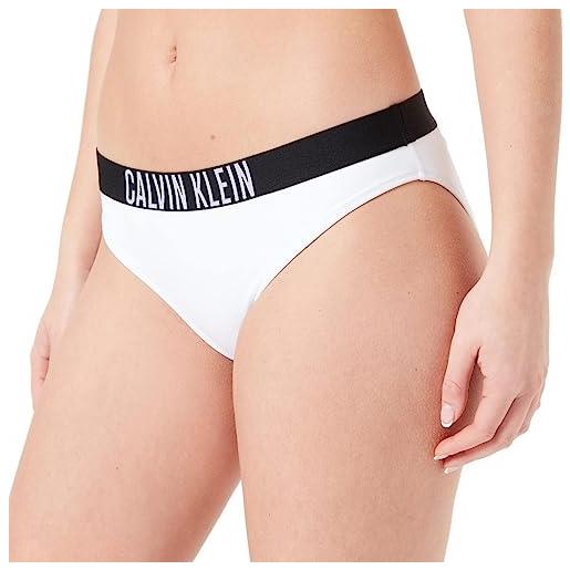 Calvin Klein slip bikini donna classic sportivo, bianco (pvh classic white), s