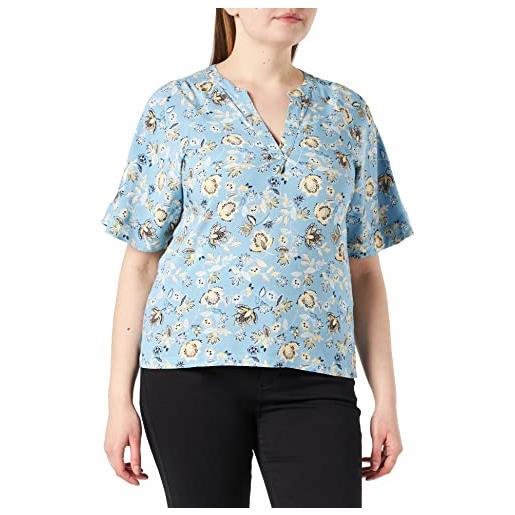 Part Two petinapw bl blouse relaxed fit camicetta, vetiver painted flower, 42 da donna