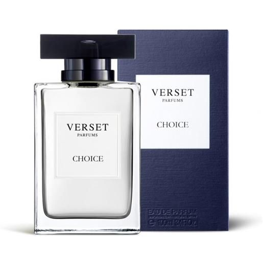 Verset parfums choice profumo uomo, 100ml