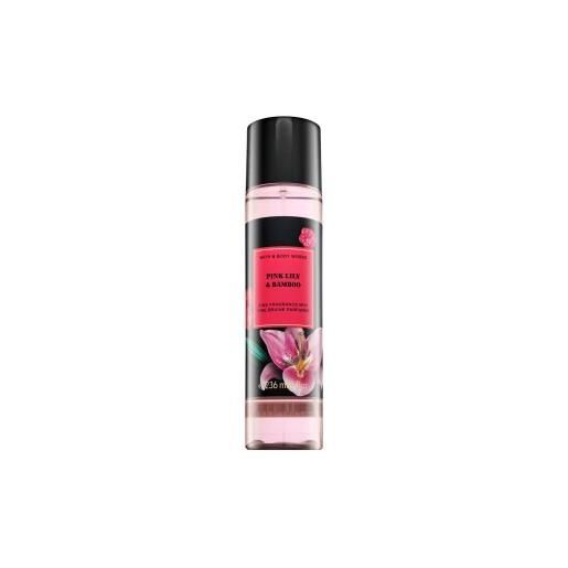 Bath & Body Works pink lily & bamboo spray per il corpo da donna 236 ml