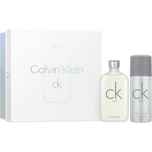 Calvin klein ck one cofanetto eau de toilette 100 ml + deodorante 150 ml