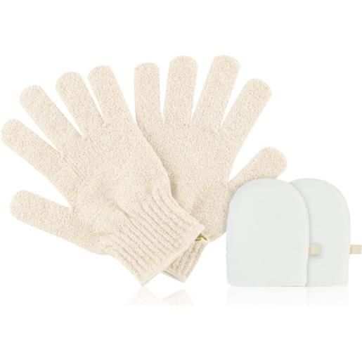 So Eco exfoliating gloves and facial buffing pads