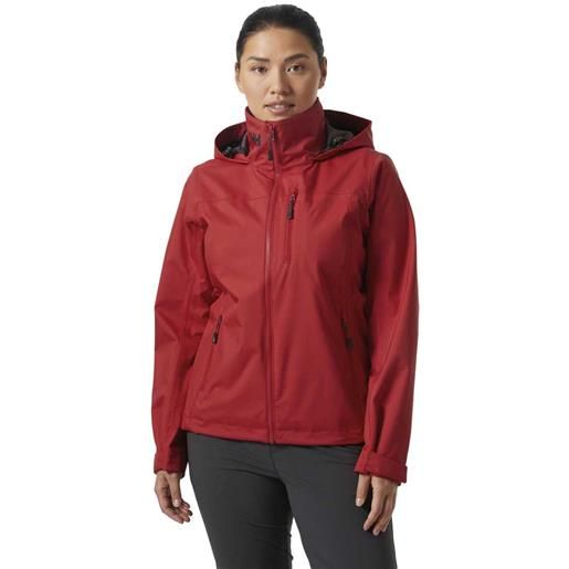 Helly Hansen crew hooded 2.0 jacket rosso s donna