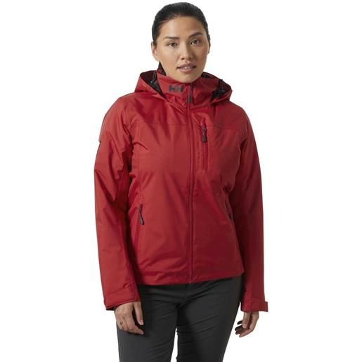 Helly Hansen crew hooded midl 2.0 jacket rosso s donna