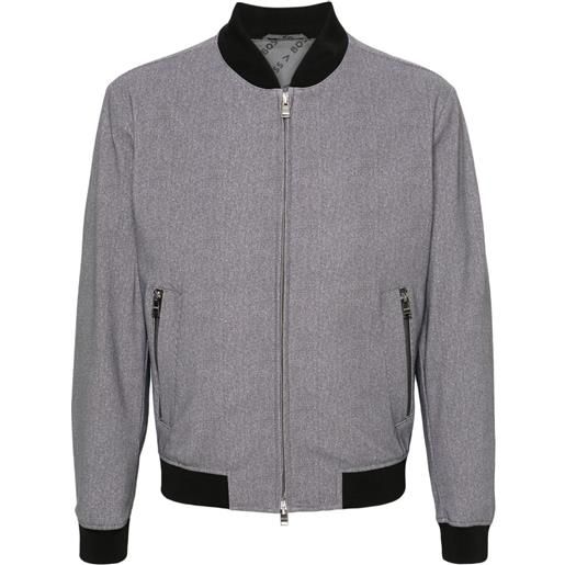 BOSS giacca con stampa - grigio