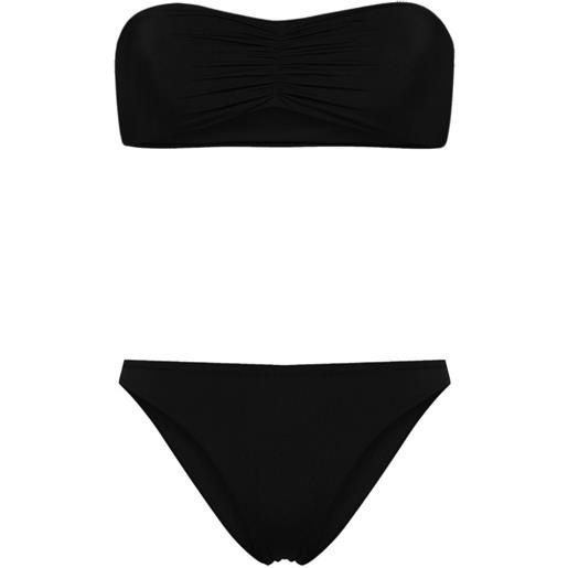 LIDO set bikini cinquantadue a fascia - nero