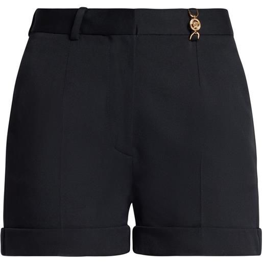 Versace shorts medusa biggie con decorazione - nero