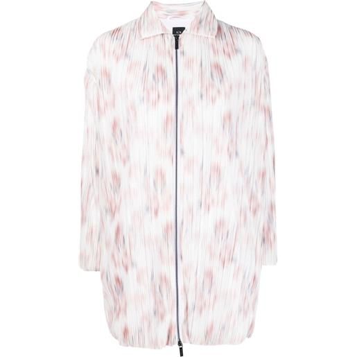 Armani Exchange giacca a fiori - bianco