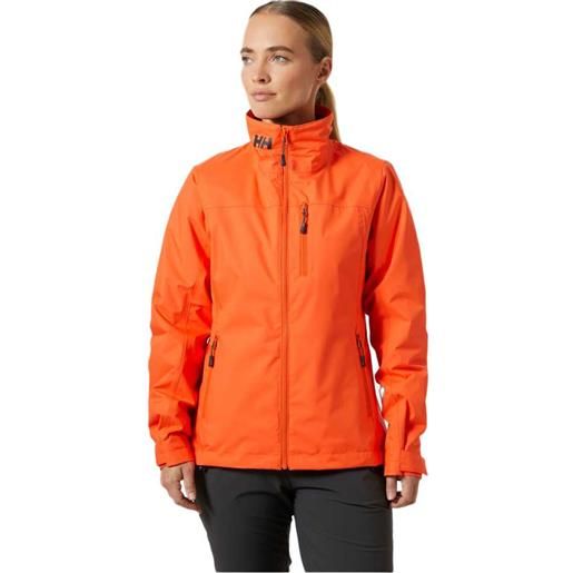 Helly Hansen crew midlayer 2 jacket arancione s donna