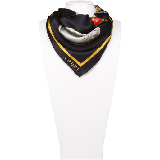 I pupi foulard icon passion 53x53 nero