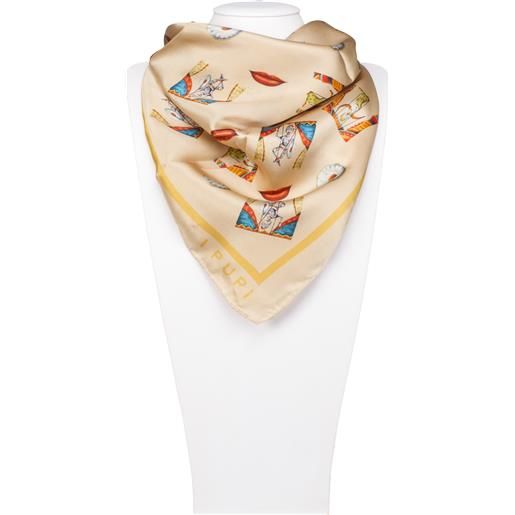 I pupi foulard caos 70x70 oro