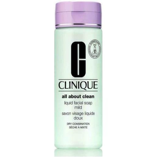 CLINIQUE liquid facial soap mild - pelle da arida a normale - 200ml