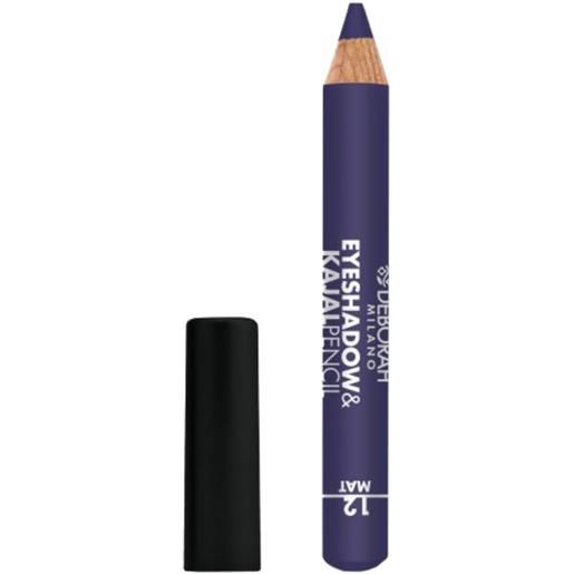 DEBORAH eyeshadow&kajal pencil violet finish mat 12